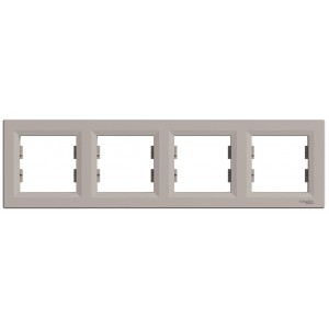 Рамка установочная 4-постовая бронза ASFORA EPH5800469